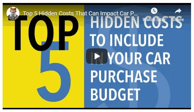 Hidden Car Costs